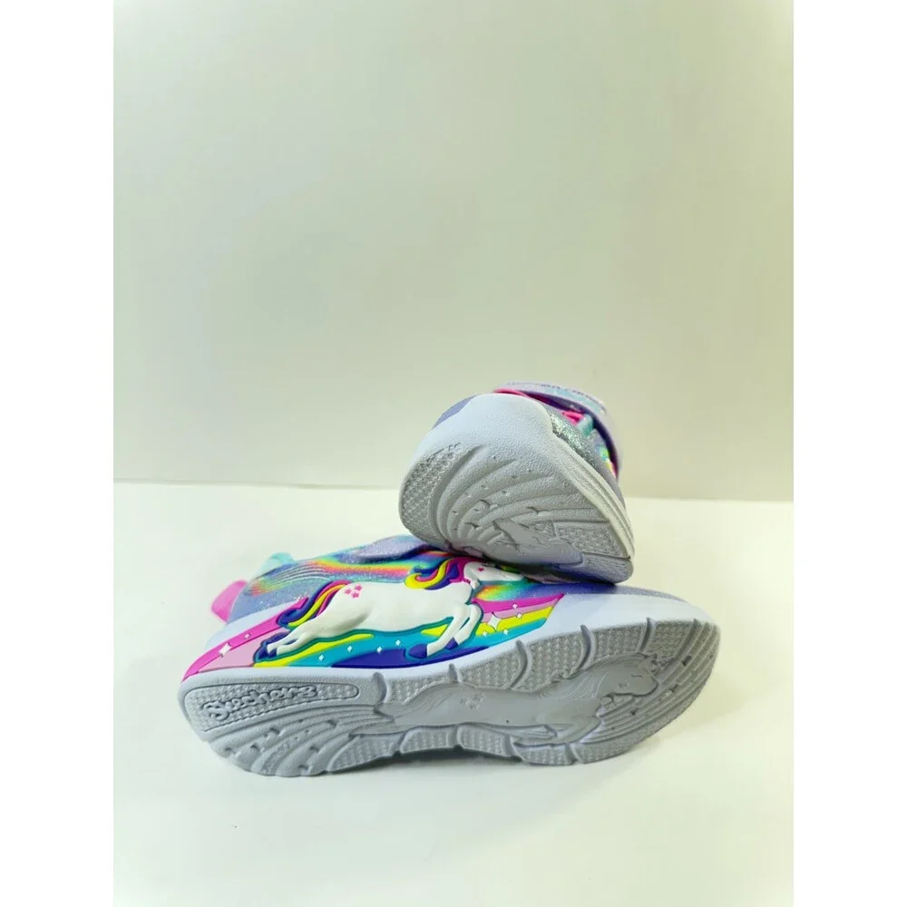 Skechers Girls Sneakers S Lights Unicorn Chaser Multicolor US 1 Youth